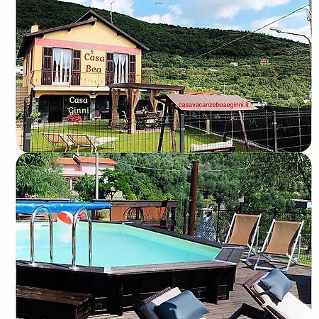 Casa Ginni Con Piscina E Giardino Caravonica Luaran gambar